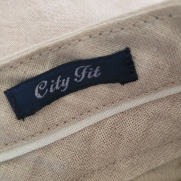 J. Crew Womens City Fit Linen Pants 2 Beige Lightweight Casual Capsule minimal - Picture 5 of 6
